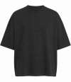 AT004 AWDis Heavyweight Boxy Cropped 240 T-Shirt Washed Black colour image